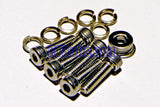 (4 + 2 xtras) Harley Carb Float Bowl Screws - Keihin - Allen Socket - Stainless(4 + 2 xtras) Harley Carb Float Bowl Screws - Keihin - Allen Socket - Stainless