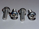 M6 Complete TV Wall Mount Bracket Bolts & Lag Screws • Stainless • VESA 200