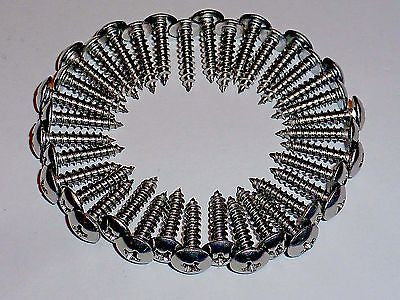Guitar Amp or Speaker Corner Protector Screw Set • Stainless Steel Truss Head