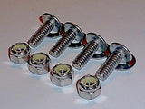 Harley & Other Motorcycles License Bolts • Phillips Truss Head • Stainless Steel
