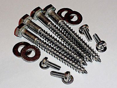M4 Complete TV Wall Mount Bracket Bolts & Lag Screws • Stainless • VESA 75 & 100