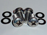 M8 TV to Wall Mount Bracket - Phillips Bolts/Screws • Stainless • VESA 400 03