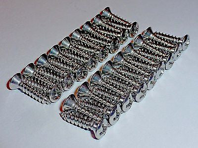 Guitar Amp or Speaker Corner Protector Screw Set • Stainless Steel Oval Head