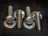 M4x12mm TV Wall Bracket Mount Button Bolts/Screws • Stainless • VESA 75 & 100