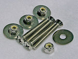 Boat/Marine Cleat Fastener Kit for 4 bolt hollow base cleats