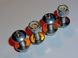Harley & Other Motorcycles License Bolts • Phillips Truss Head • Stainless Steel
