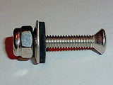 Boat Deck Plate Bolts for 4" to 6" • Stainless Steel w/lock nuts & washers