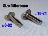 OVERSIZED Headstock Machine Screw Set for ShopSmith Mark V Mac • Stainless Steel