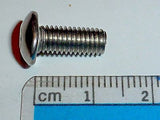 Bicycle 12mm Long Shoe Cleat Attaching Bolt Set • Look Style • 6 Stainless Steel