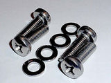 M6 Complete TV Wall Mount Bracket Bolts & Lag Screws • Stainless • VESA 200
