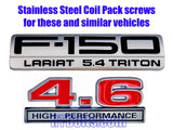 (8) Coil Pack Screws/Bolts fits Ford 5.4 & 4.6 – 18-8 Stainless – Cap Head