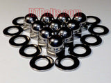 Acorn Cap Nuts size 3/16-16 Stainless Steel, UNC Thread for Safety Show Car Boat RV Truck Motorcycle Bike Playground - Dome Hex 012a