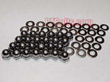 Acorn Cap Nuts 8-32 Safety, Show, Dome, Hex, Stainless Steel, UNC Thread-02a