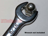 Acorn Cap Nuts 8-32 Safety, Show, Dome, Hex, Stainless Steel, UNC Thread-04