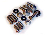 German Luxury Car BMW Mercedes-Benz License Plate Screws Bolts Stainless 04