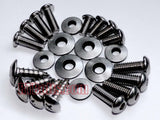 German Luxury Car BMW Mercedes-Benz License Plate Screws Bolts Stainless 05