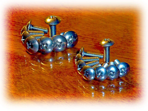 IH Farmall Cub Hood Dog Leg Bolt Kit Stainless Truss Head Screws