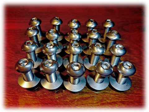 IH Farmall Hundred Series Hood  Sheet Metal Bolts Stainless Allen Socket Head 01