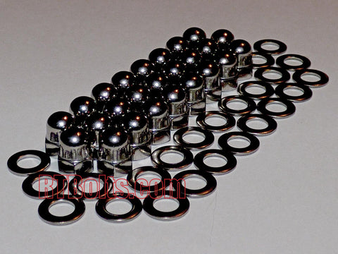 Metric 5mm Acorn Cap Nuts (25 pcs) Safety Show Dome Hex Stainless Steel M5 Thread 01