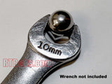 Metric 6mm Acorn Cap Nuts (8 pcs) Safety Show Dome Hex Stainless Steel M6 Thread 03