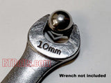 Metric 6mm Acorn Cap Nuts (15 pcs) Safety Show Dome Hex Stainless Steel M6 Thread 03a