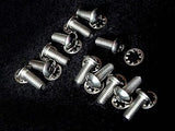 Bicycle Disk Brake Bolts and Washers - 12 pack - Stainless Steel