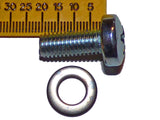 TV Screws/Bolts Mounting Kit • Regular Length M8x20mm bolts/screws for mounting TV to wall bracket  • Washers & Cable Ties