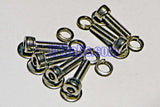 1-Harley Keihin 40CV float bowl screws separated