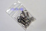 (4 + 2 xtras) Harley Carb Float Bowl Screws - Keihin - Allen Socket - Stainless(4 + 2 xtras) Harley Carb Float Bowl Screws - Keihin - Allen Socket - Stainless