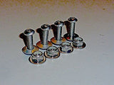 Harley & Other Motorcycles License Plate Bolts • Button Head • Stainless Steel