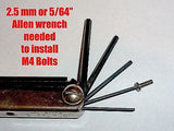 M4x12mm TV Wall Bracket Mount Button Bolts/Screws • Stainless • VESA 75 & 100