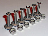 Boat Deck Plate Bolts for 4" to 6" • Stainless Steel w/lock nuts & washers