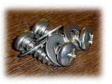 Jeep & Ram Phillips Head License Plate Screws • Stainless Steel • 4 Pack