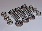 Boat or Marine Rail Mount Bolts/Screws • 6-Pack for 3 Fittings • Stainless