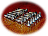 Stainless Steel Switch Plate and Outlet Plate Screws • 24 Pieces