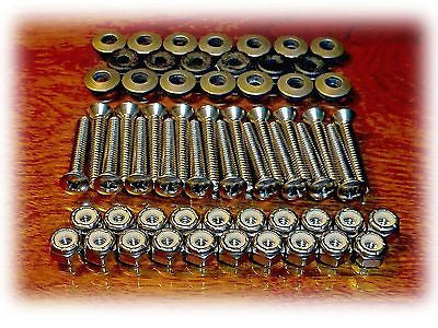 Boat or Marine Rail Mount Bolts/Screws • 20-Pack for 10 Fittings • Stainless