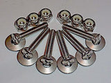 Boat Deck Plate Bolts for 4" to 6" • Stainless Steel w/lock nuts & washers