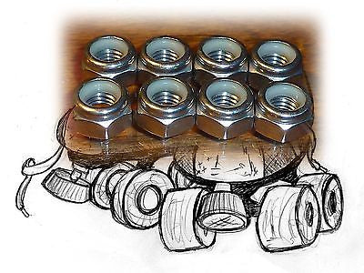 Roller Skate Axle Nuts 8mm  • Stainless Steel