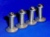 Fiat & Smart Car - Button Head License Stainless Bolts/Screws • (4) M6 x 20mm