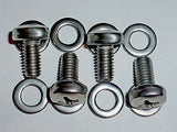 SHORT - M6 TV Wall Mount Phillips Head Bolts/Screws • Stainless • VESA 200 x 200