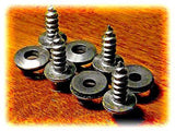 Corvette C3 (1968 – 1982) License Plate Screw Set • Stainless Steel