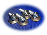 Honda & Acura - Button Head License Stainless Steel Bolts/Screws • (4) M6 x 20mm