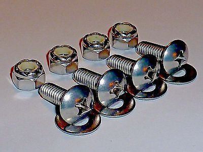 Harley & Other Motorcycles License Bolts • Phillips Truss Head • Stainless Steel