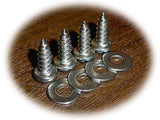 Jeep & Ram Phillips Head License Plate Screws • Stainless Steel • 4 Pack