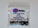 Acorn Cap Nuts 8-32 Safety, Show, Dome, Hex, Stainless Steel, UNC Thread-03