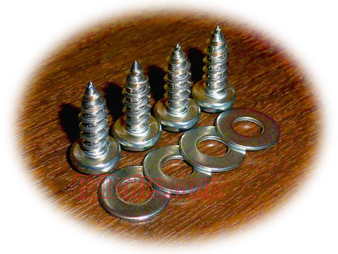 American Car License Plate Screws Phillips Head Stainless 01
