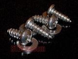 American Car License Plate Screws Phillips Head Stainless 07