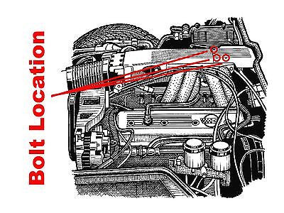 Corvette C4 1985-91 L98 TPI Plenum Extension Bolts or Screws • Stainless Steel