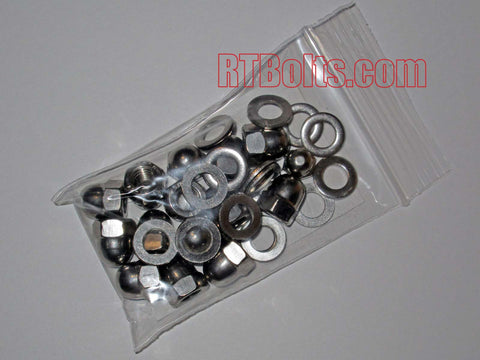 Real Acorns 20pcs 304 Stainless Steel Acorn Cap Nuts 3/8" - Hex - View #7